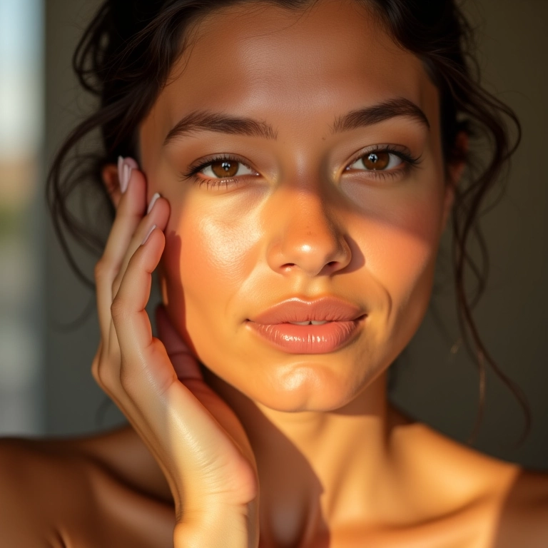 Acabamento luminoso e radiante da base.