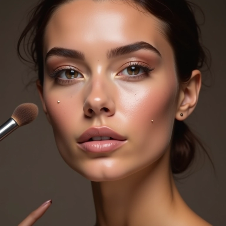 Acabamento matte versus acabamento luminoso na maquiagem.