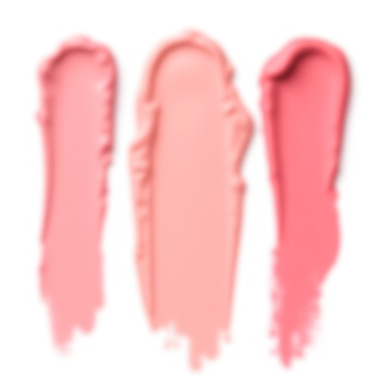 Acabamentos de blush em gel: matte, acetinado e glow.