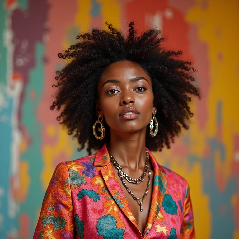 Acessórios chamativos e coloridos no estilo anos 80.