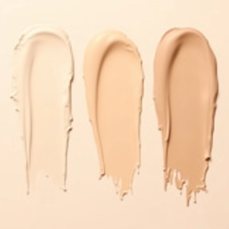 Amostras de bases com diferentes texturas e acabamentos.