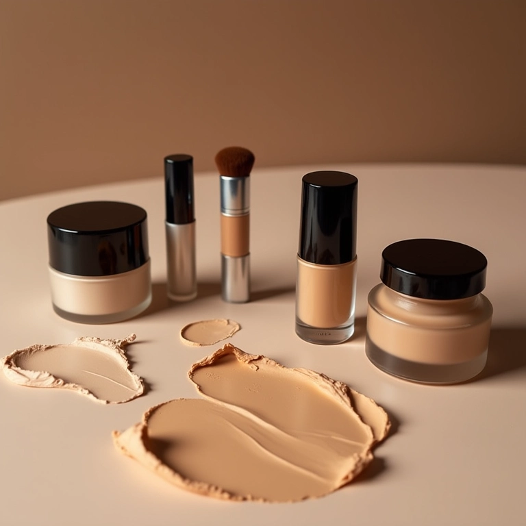 Amostras grátis de base para pele mista.