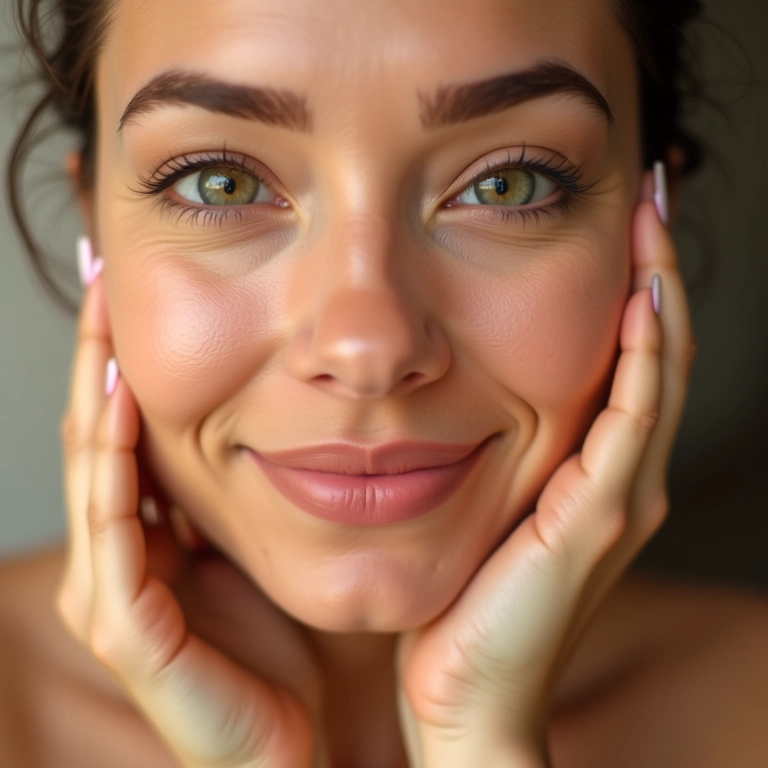 Aplicação de CC Cream iluminador para uma pele radiante.