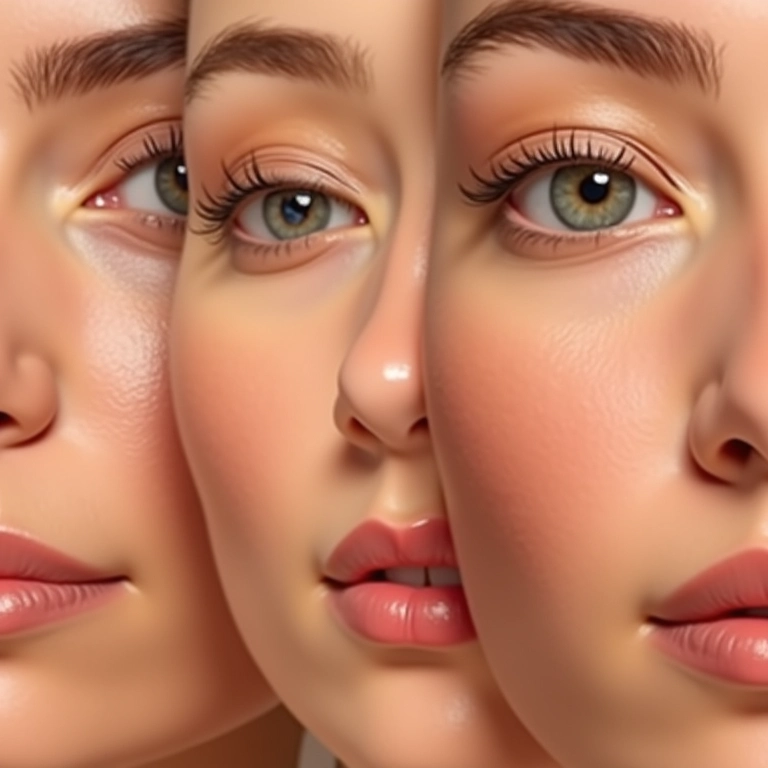 Aplicação de corretivo em diferentes tipos de pele.