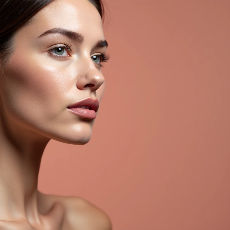 Aplicação de primer labial.