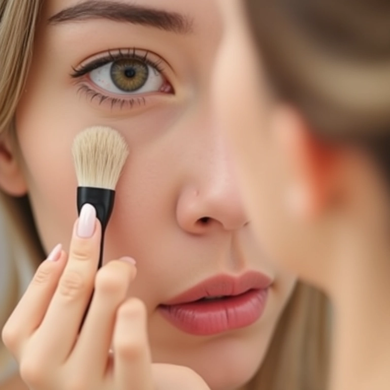 Aplicação fácil e versátil da base em pó mineral.