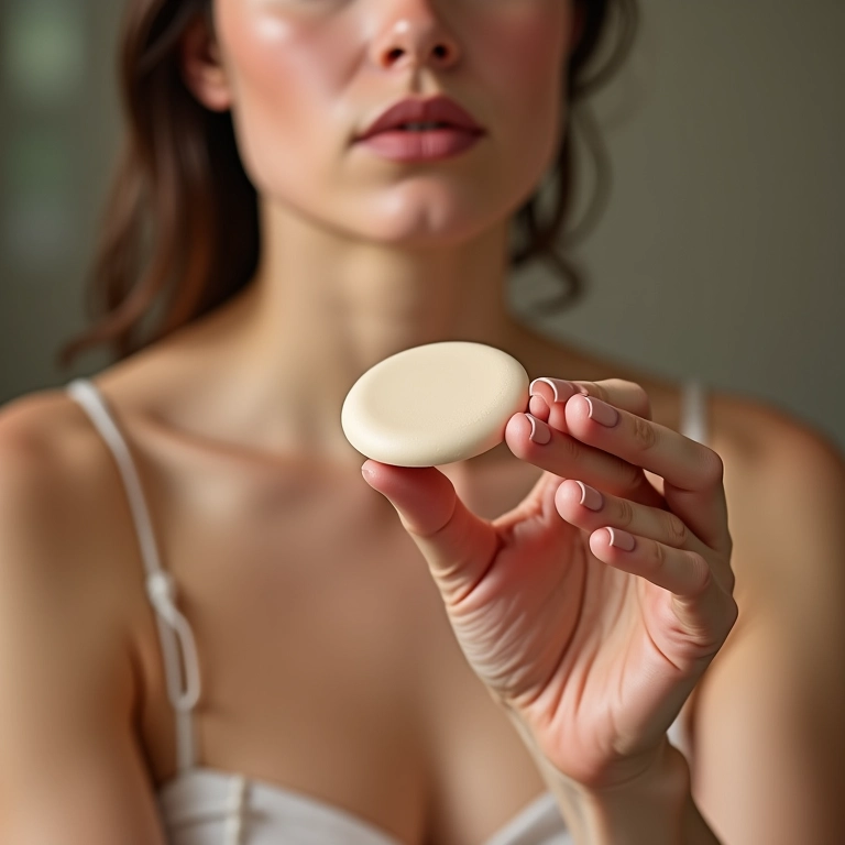 Aplicando pó translúcido para selar a maquiagem.