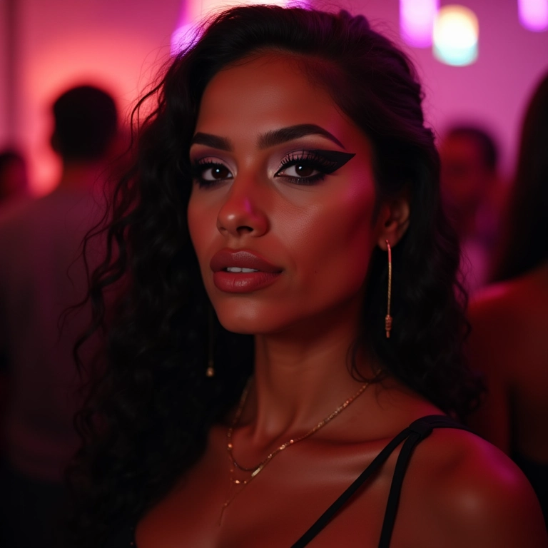 Arrase na maquiagem com delineado gráfico para festas temáticas.