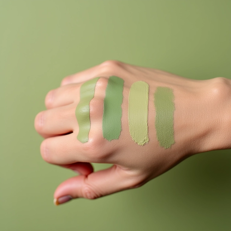 Atenção à textura do corretivo verde antes de comprar.