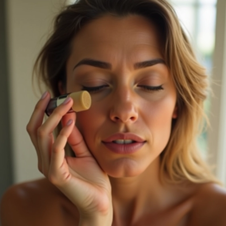 Base com ação calmante para a pele.