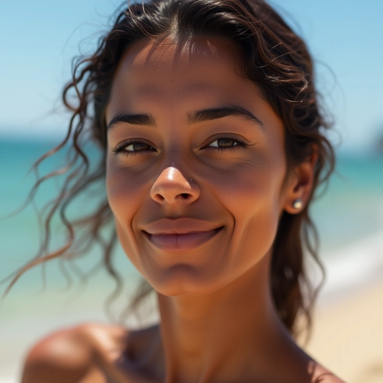 Base com cobertura leve a média para um look natural.