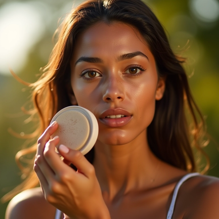 Base cushion com proteção solar para proteger a pele dos raios UV.