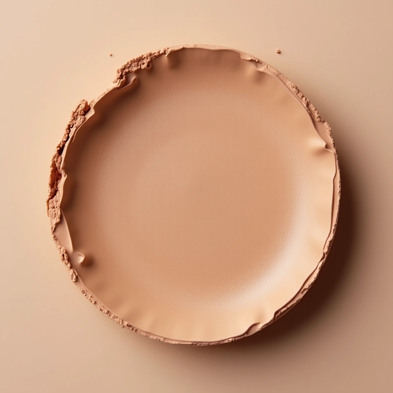 Base em pó compacta mineral, suave para todos os tipos de pele.