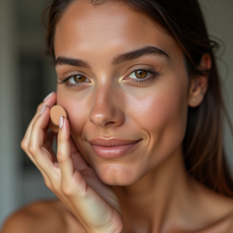 Base em pó compacto ideal para controlar a oleosidade da pele.