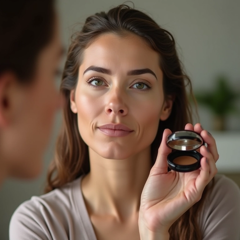 Base em pó compacto para uma maquiagem natural no dia a dia.