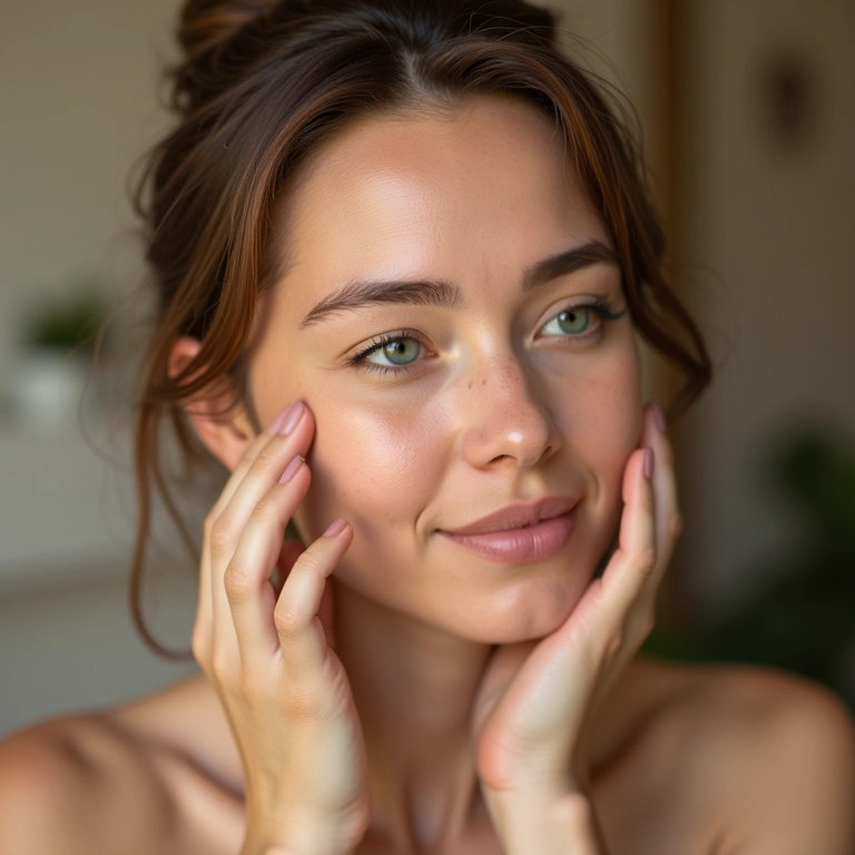 Base hidratante para pele seca com acabamento viçoso.