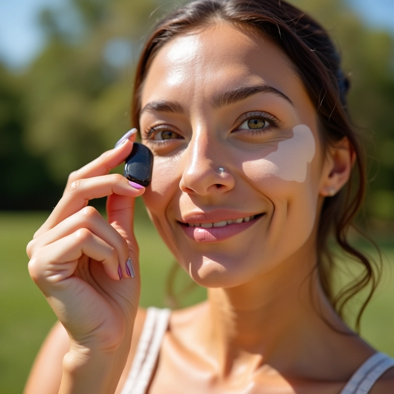 Base hipoalergênica com proteção solar para o dia a dia.