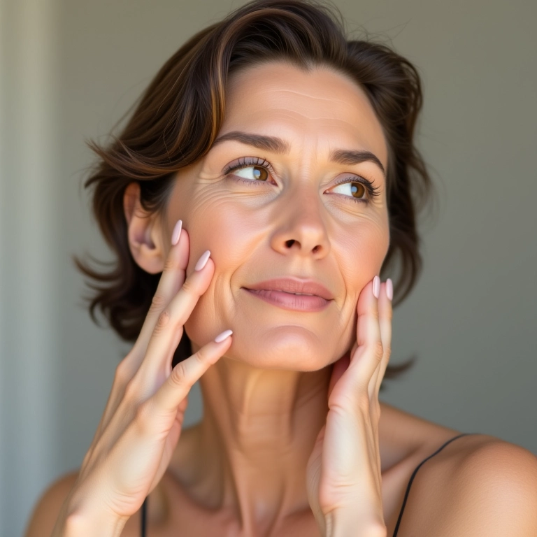 Base hipoalergênica para pele madura com benefícios anti-idade.