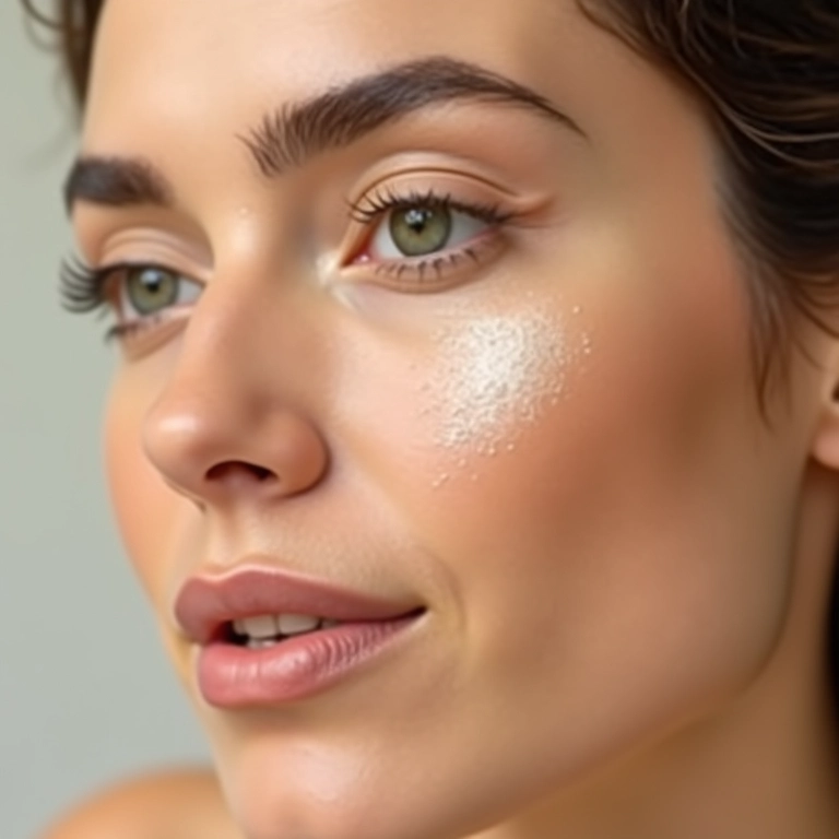 Base mineral, opção vegana e natural.