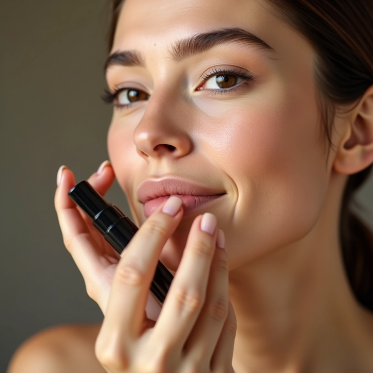 Base oil-free e não comedogênica sendo aplicada em pele oleosa.