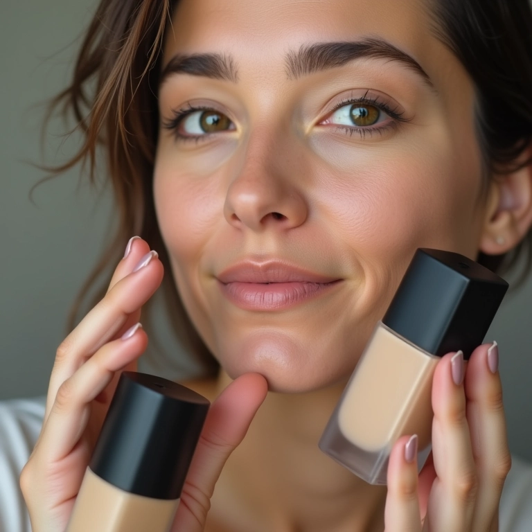 Base para pele oleosa clara.