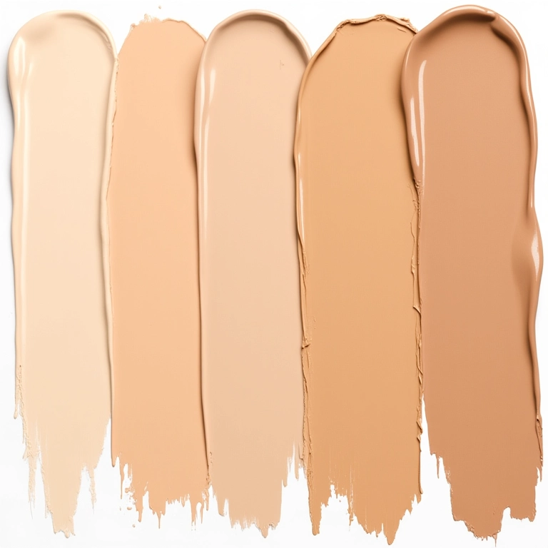 Bases com diferentes subtons: quente, frio e neutro.