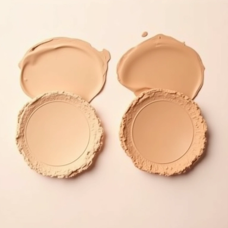 Bases em pó com diferentes níveis de cobertura.