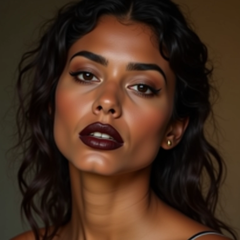 Batom marrom ou vinho anos 90: a marca registrada da década.