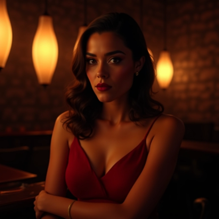 Batom vermelho para a noite: look poderoso!