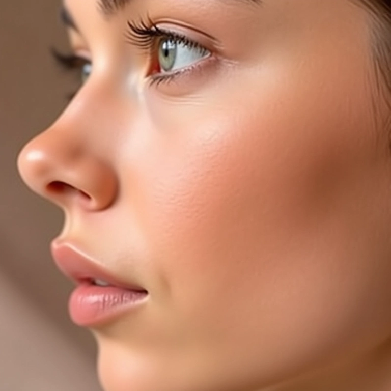 BB cream matte uniformizando o tom da pele.