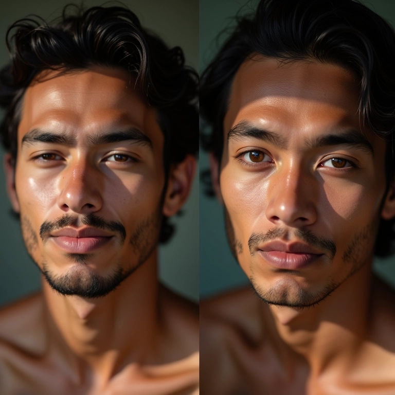 BB cream proporcionando cobertura natural para imperfeições na pele masculina.