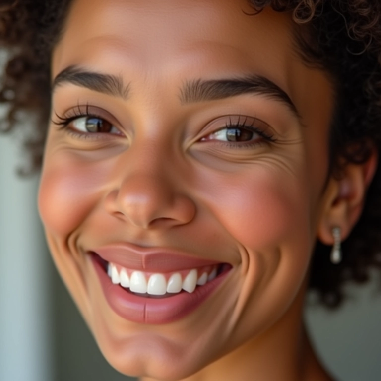 Blush cremoso como sombra e batom.