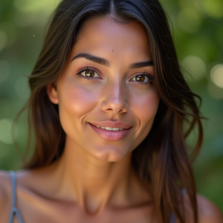 Blush mineral para um visual natural e discreto.