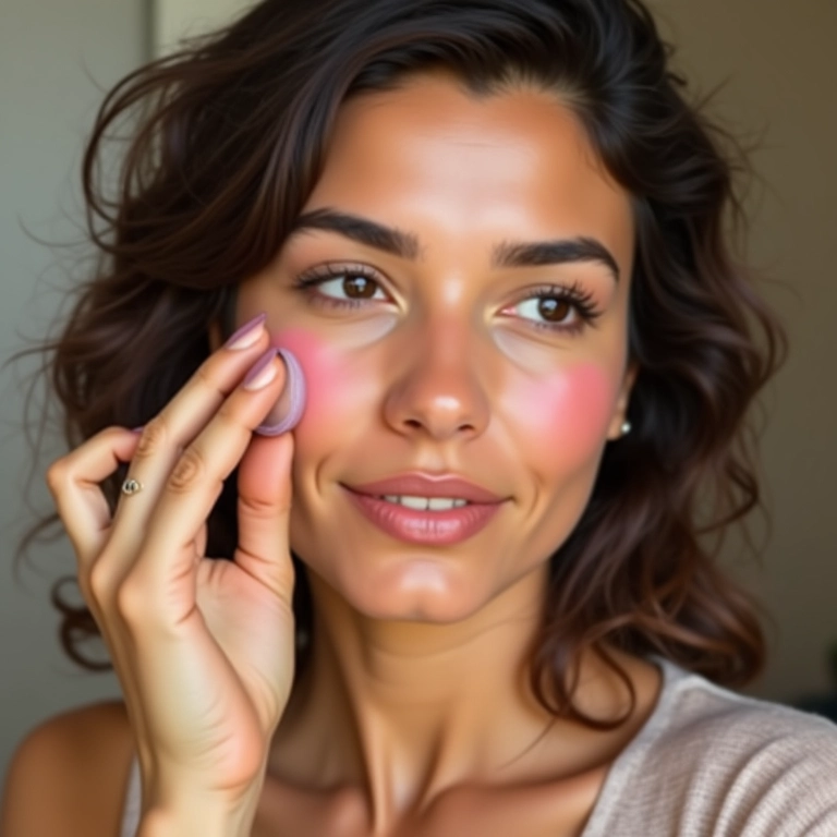 Blush para um toque de saúde e cor ao rosto.