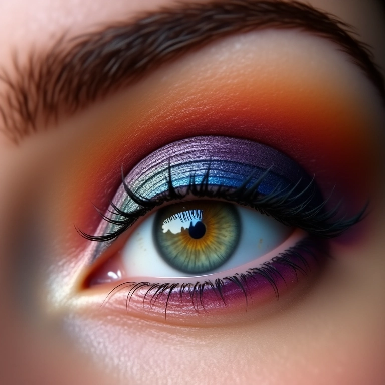 Camadas de cor para um esfumado perfeito.