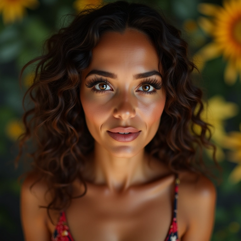 Cílios postiços para um olhar dramático e impactante.