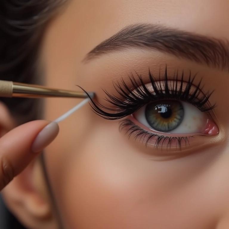 Cílios postiços para um olhar marcante na maquiagem pin up.