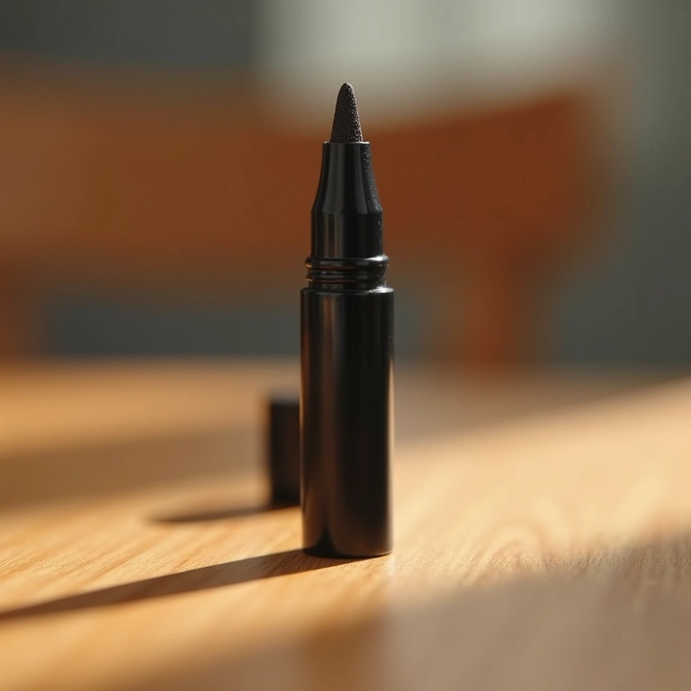 Close-up de um delineador retrátil.