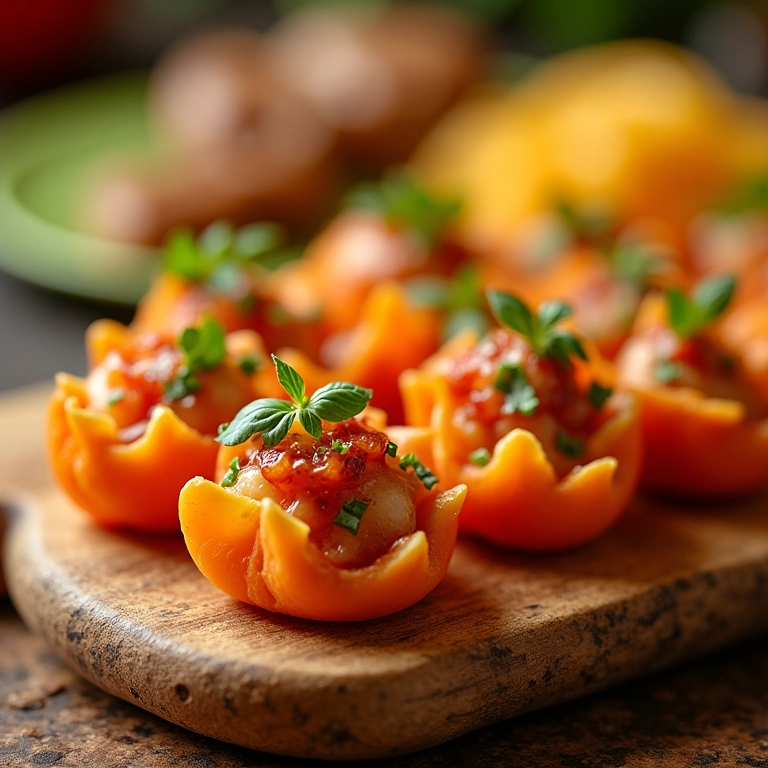 Comidinhas deliciosas e criativas para festa.