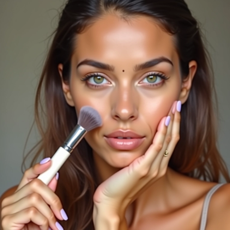 Como aplicar a base hidratante corretamente: tutorial com mulher brasileira.