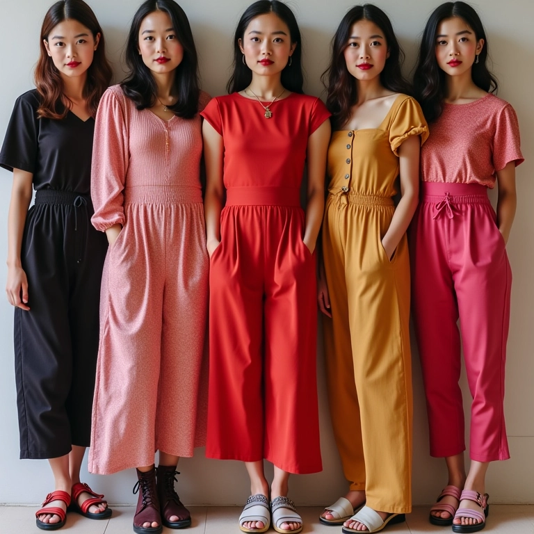 Como combinar batom vermelho com a roupa.