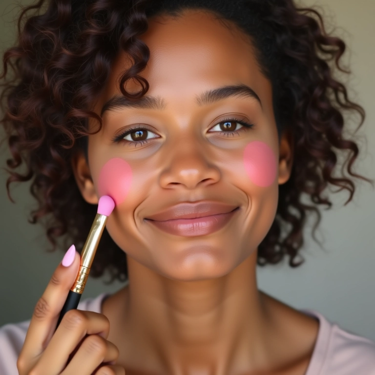 Como esfumar blush cremoso em bastão.