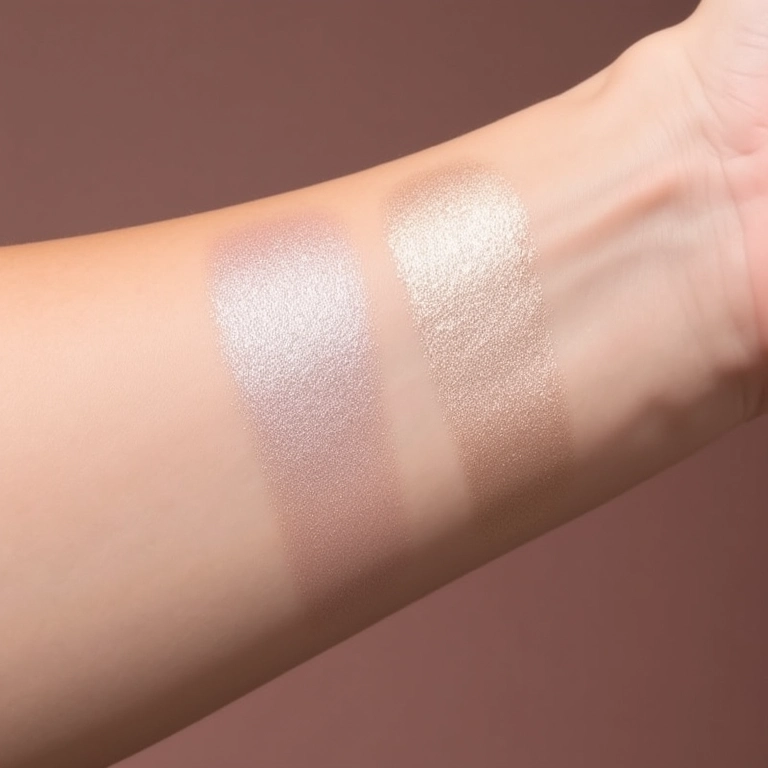 Comparação entre iluminador duochrome e iluminador cintilante.