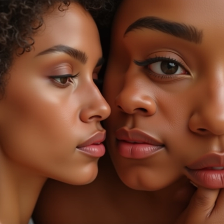 Comparativo de bronzer e contorno em diferentes tons de pele.