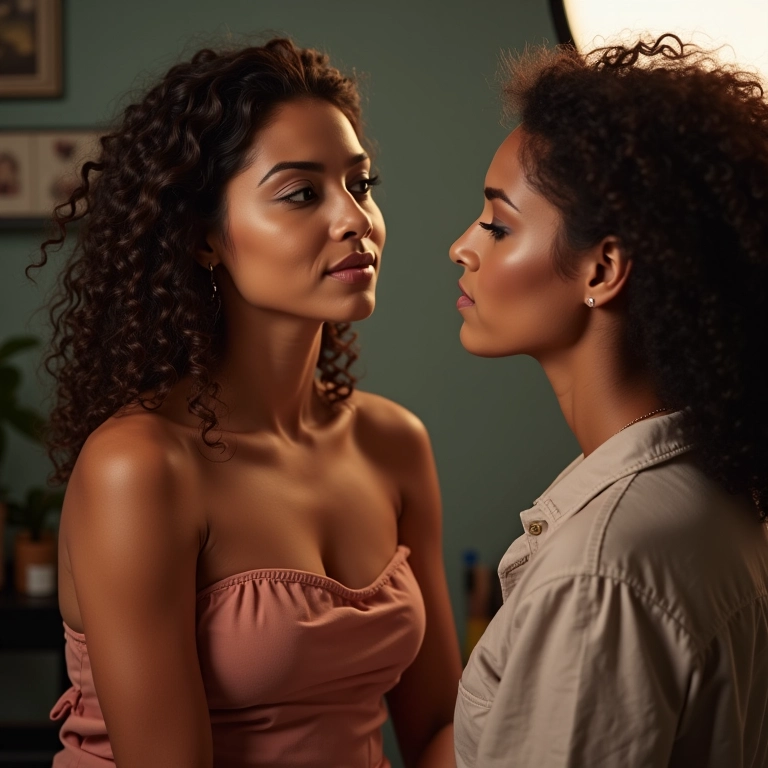 Consulta com um maquiador profissional.