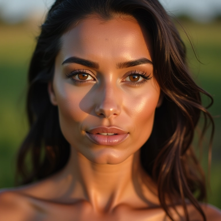 Contorno abaixo das maçãs do rosto para efeito de emagrecimento.