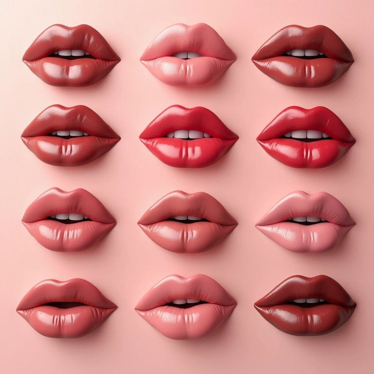 Contorno labial adaptado para diferentes formatos de lábios.