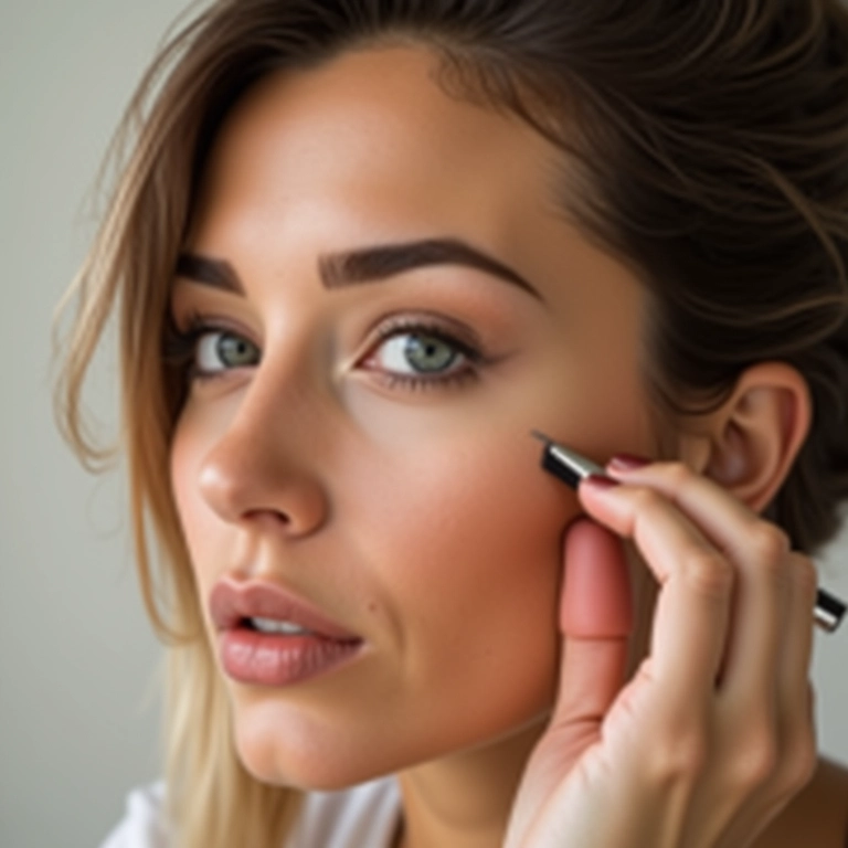 Contorno para afinar o rosto.