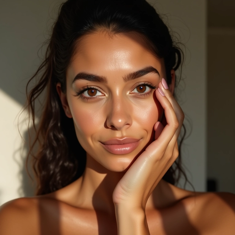 Contorno para rosto triangular com produtos acessíveis.