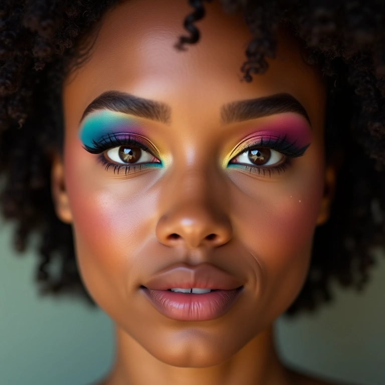 Cores vibrantes para um toque de ousadia na maquiagem.